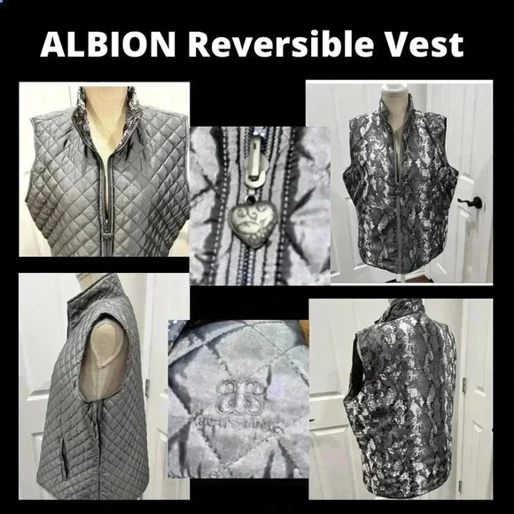 Albion Activology reversible puffer vest like new - Picture 1 of 13